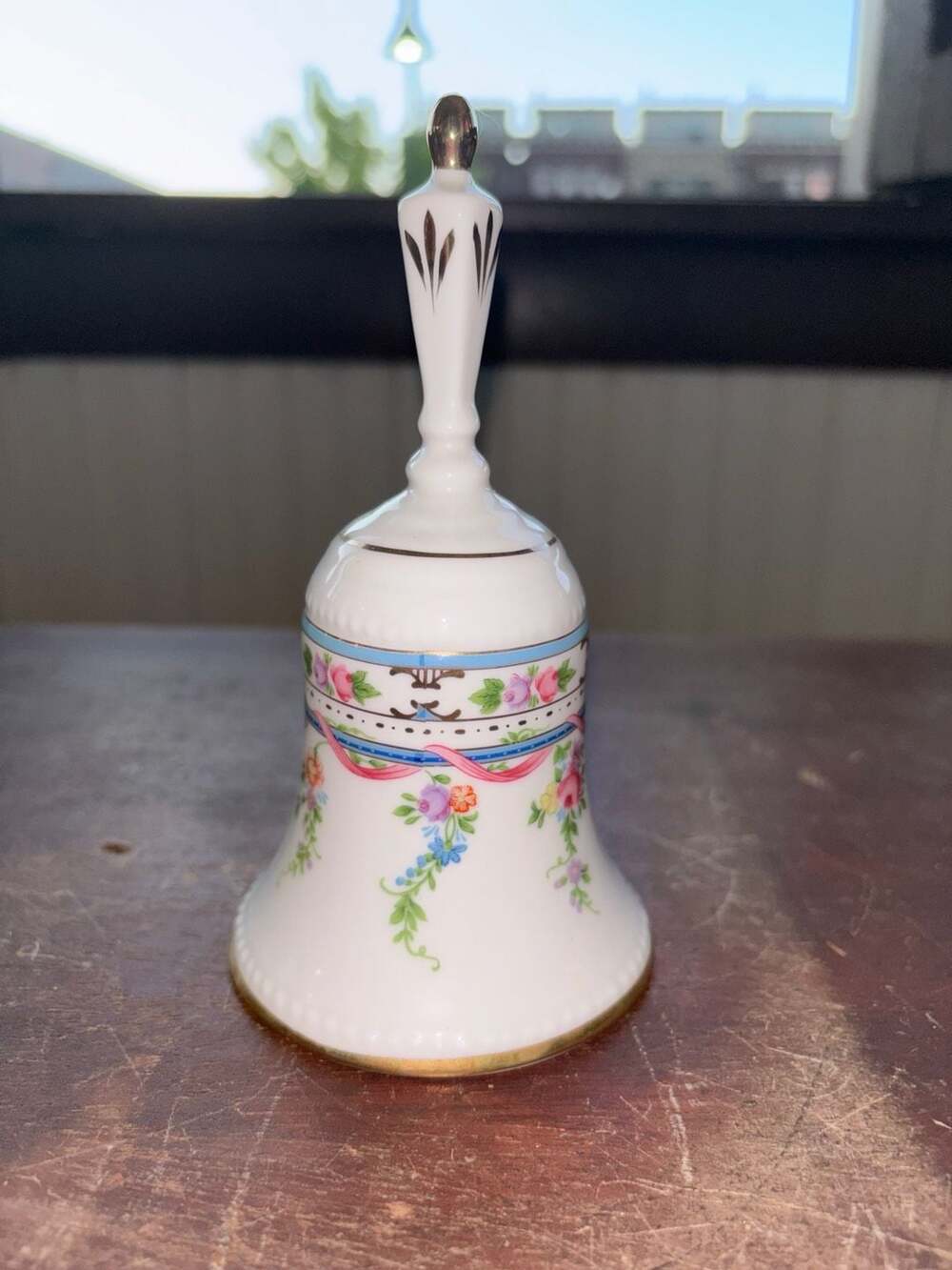 Coalport Ming Rose Bone China Floral Bell